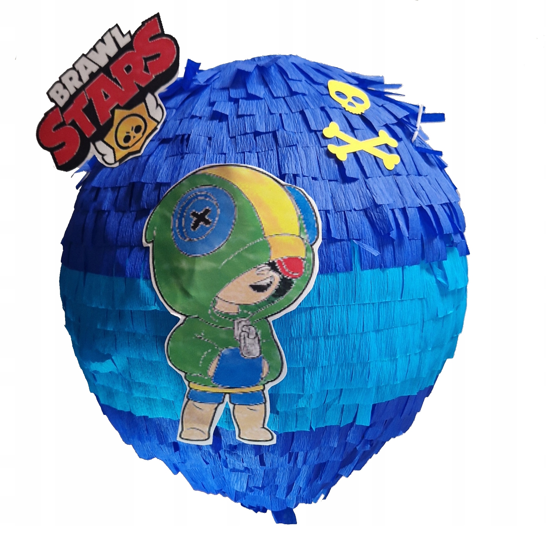 PINIATA niebieska gra 90 brawl leon cm dodatki Wysokość produktu 31 cm