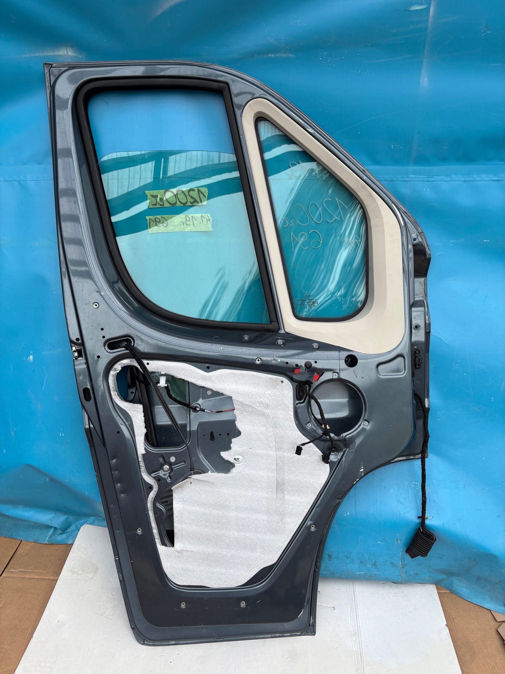 DUCATO JUMPER BOXER 14- door front left szare 19r front left colour 691