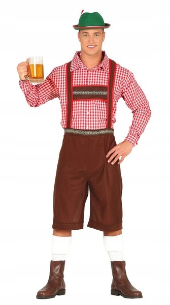 Bavorský hnědý kostým Oktoberfestu Kostým L