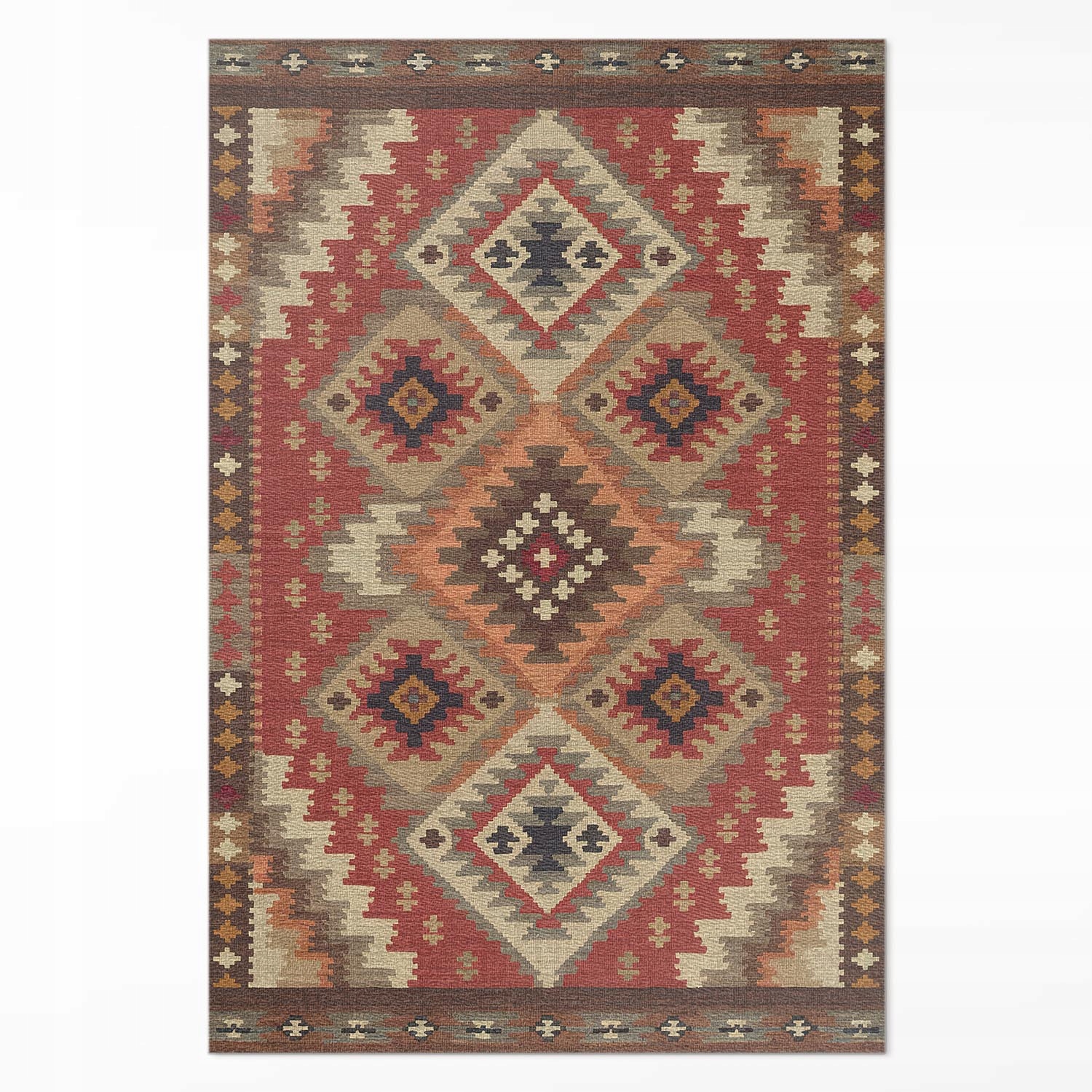 Koberec do spálne Vinyl Geometrická presnosť aztéckeho umenia 120 x 180 cm