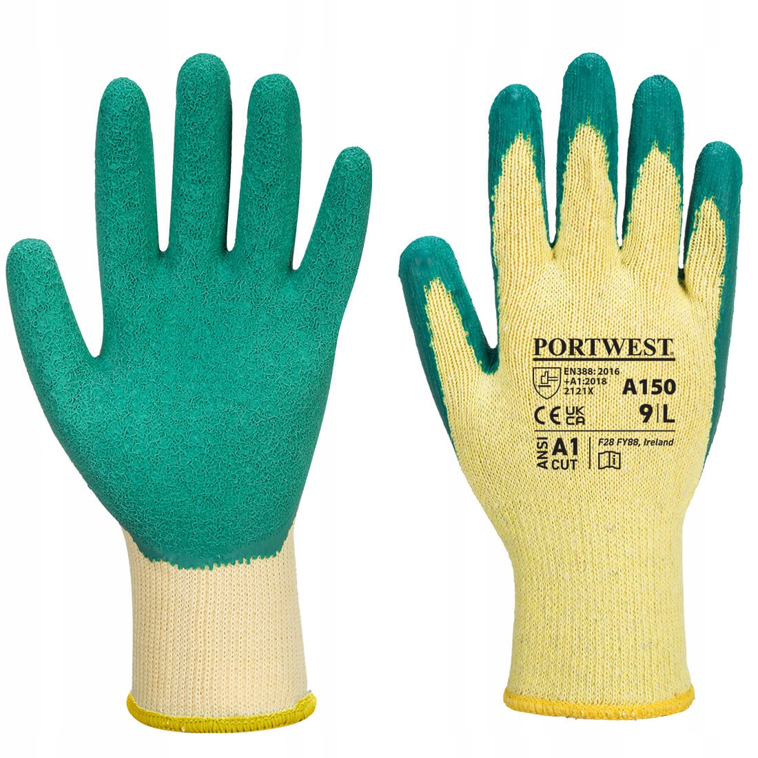 

Rękawice powlekane Portwest A150 Gnr r. 9 L