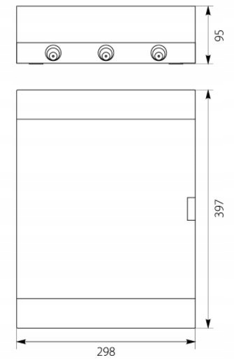 SKRZYNKA ROZDZIELCZA NATYNKOWA SRN-24/B (N+PE) Marka Elektro-Plast