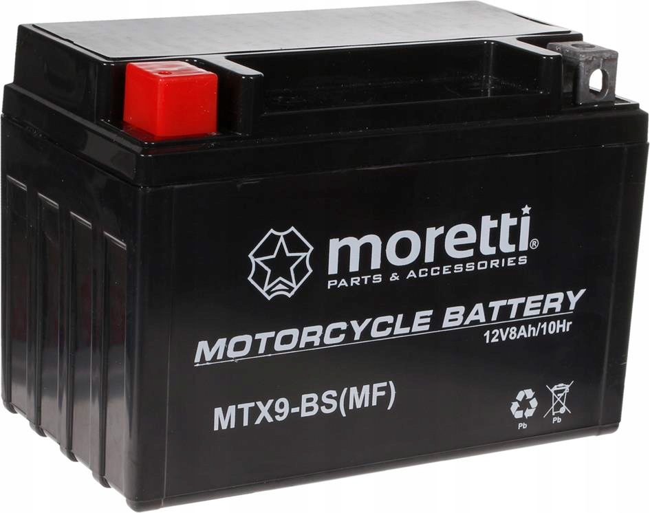 

Akumulator Żelowy Moretti YTX9-BS/MTX9-BS 8Ah