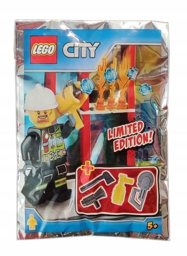 Zestaw Lego City Minifigure Polybag Fireman #951704