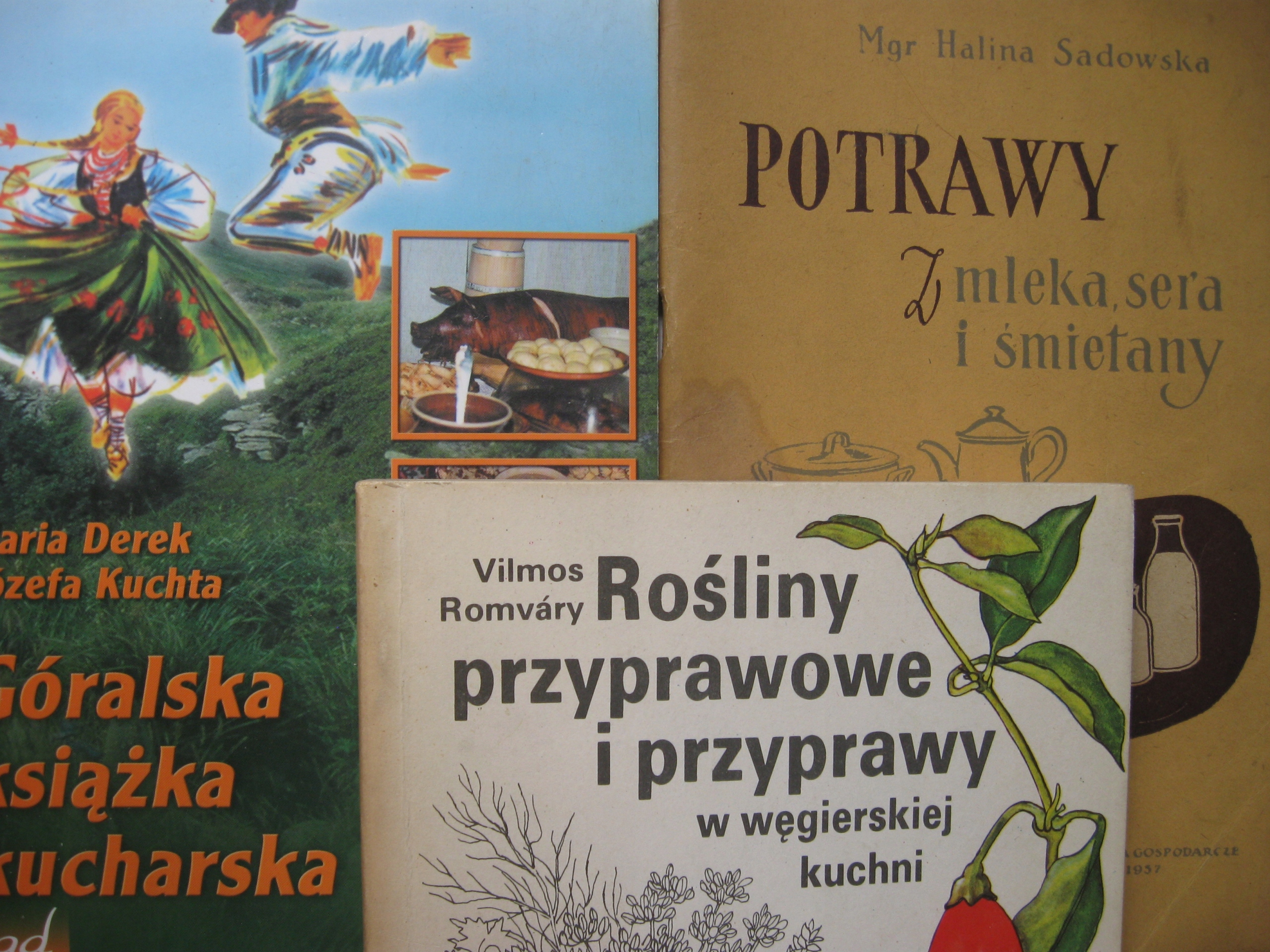 Potrawy z mleka sera śmietany +Rośliny przyprawowe