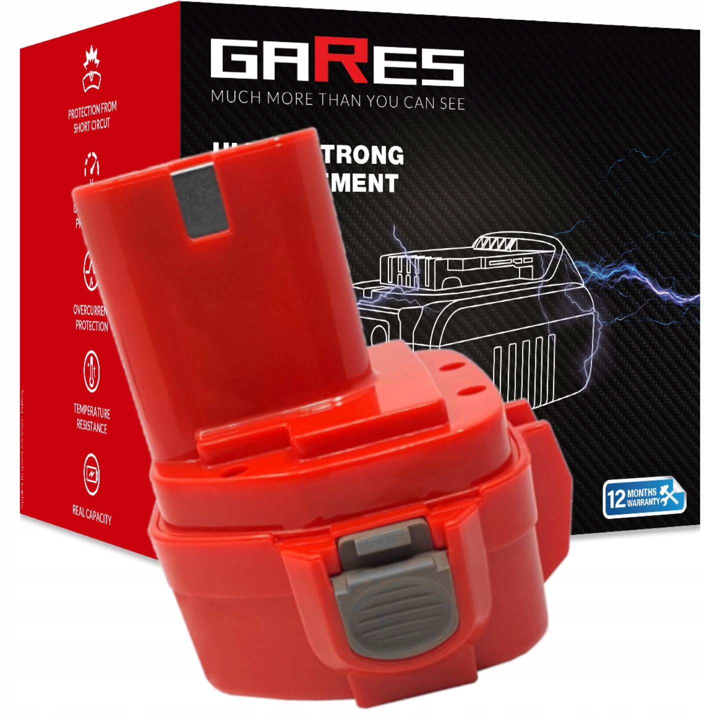 Akumulátor pro Makita 162696-2 192698-A 8270DWALE 12V 3Ah