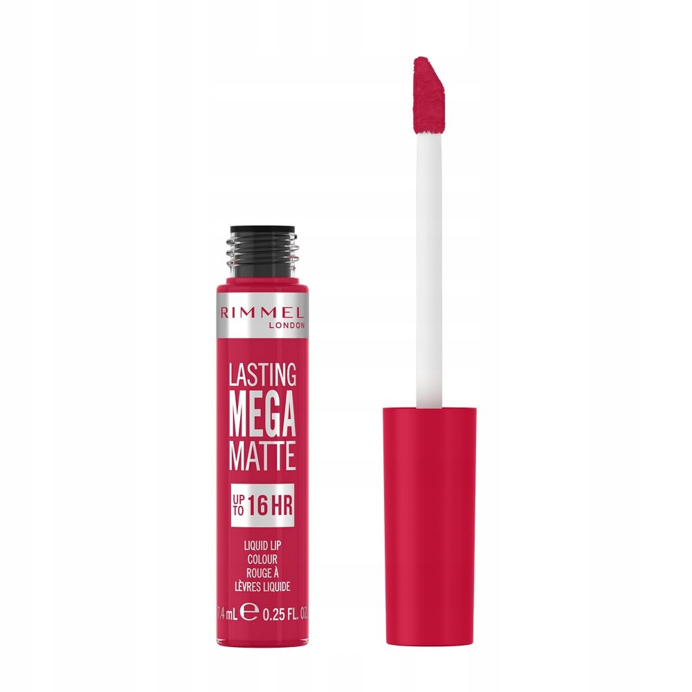 RIMMEL SZMINKA W PŁYNIE LASTING MEGA MATTE 910 FUCHSIA FLUSH
