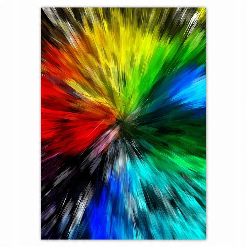 

Naklejki 50x70 Kolorowy wybuch Kolory