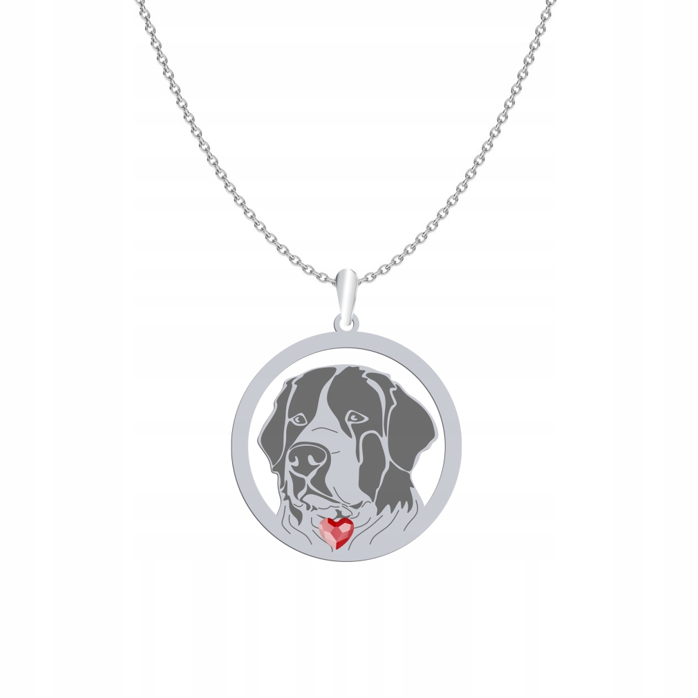 Stříbrný náhrdelník Landseer 925 Dárek Šperky Řetízek Gravírování Bonus