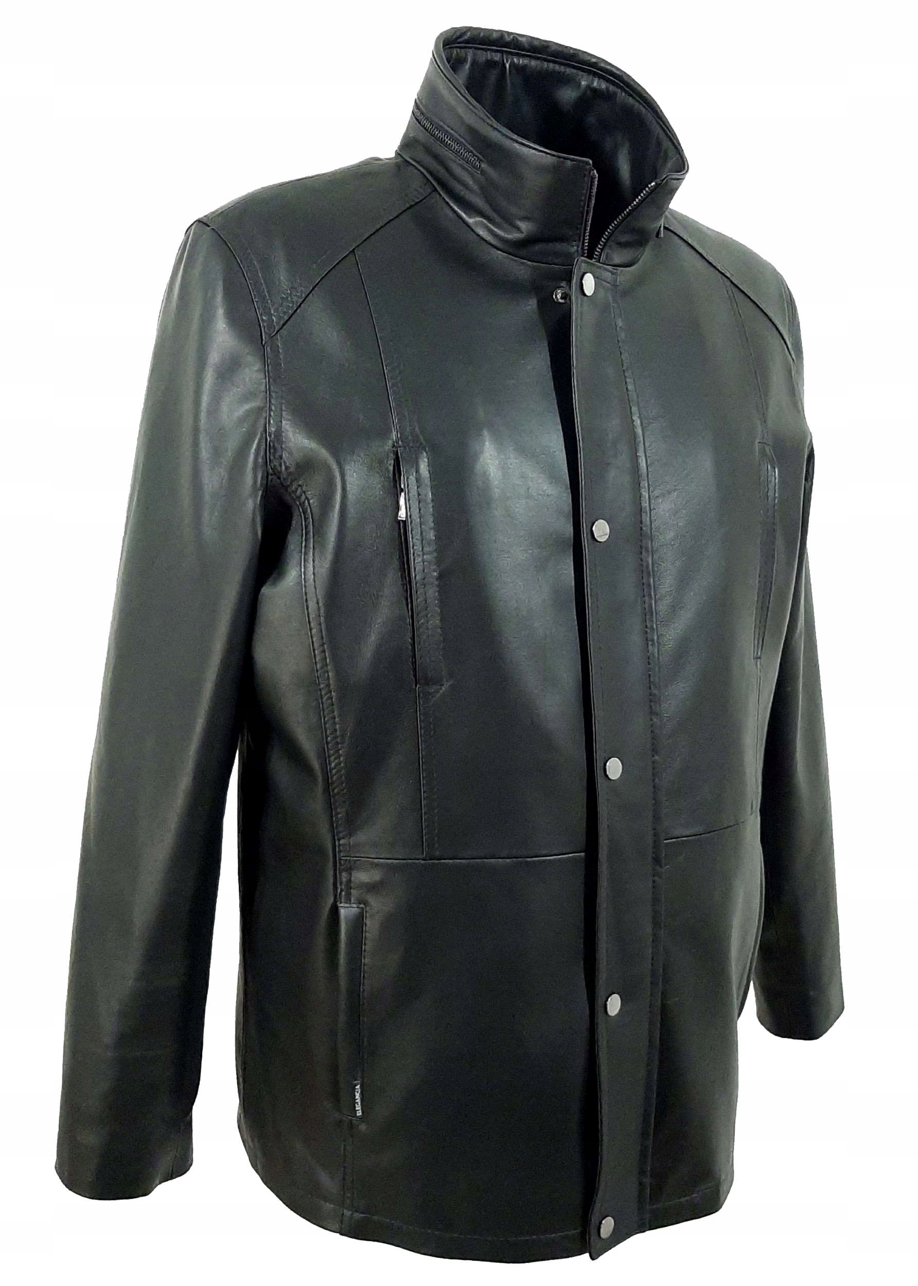 ZIMOWO JESIENNA MĘSKA Kurtka SKÓRZANA 54 NR 1 Marka ELEGANCJA