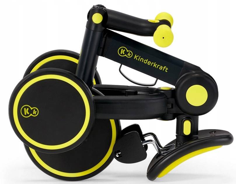 KINDERKRAFT ROWEREK TRÓJKOŁOWY BIEGOWY DZIECIĘCY 4TRIKE BLACK VOLT Model 4TRIKE