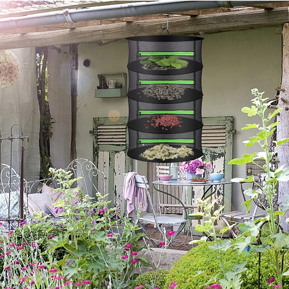 STOJAK DO SUSZENIA ZIÓŁ SIATKA WISZĄCA DO ROŚLIN SUCHYCH DLA OGRODU Materiał dominujący inny