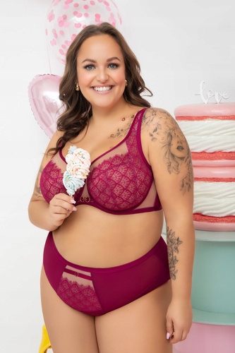 Gorsenia Podprsenka měkká s krajkou soft Dayana 006 růžová 95C