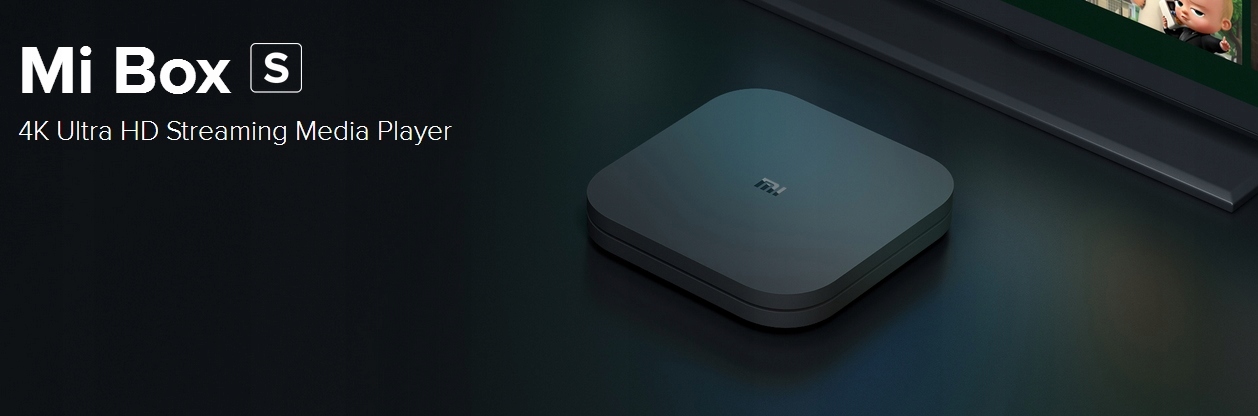 Xiaomi Mi Box TV S 4K Android TV HDMI HDR Smart TV Formaty obrazu DivX DVD-Video VCD SVCD