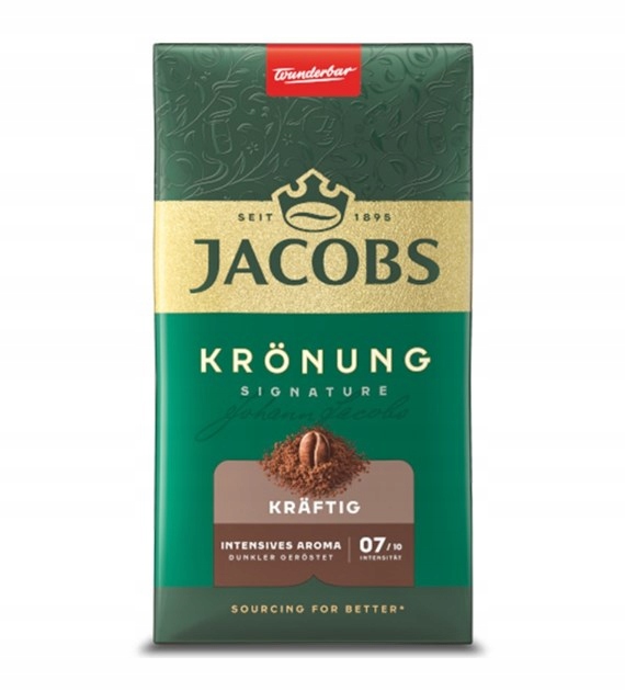 Jacobs Kronung Kraftig 500 gram kawa mielona z Niemiec