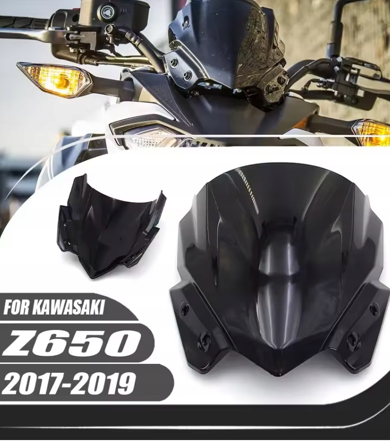 Kawasaki Z 650 Z650 17 19 2017 motocyklové sklo s krytem TopX