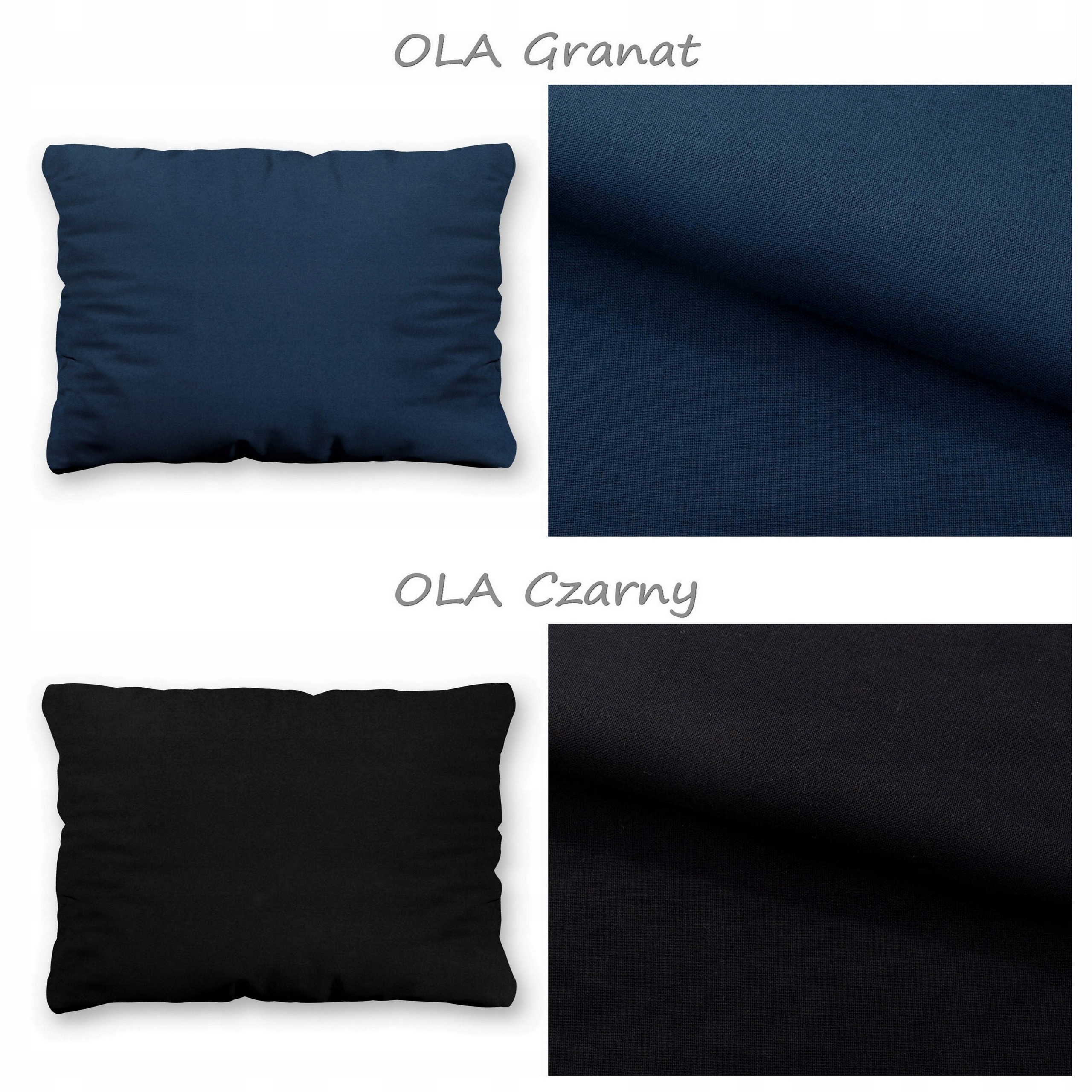 Poszewka na poduszkę 50x60 bawełniana do spania dekoracyjna na zamek suwak Wymiary poduszki 50x60cm