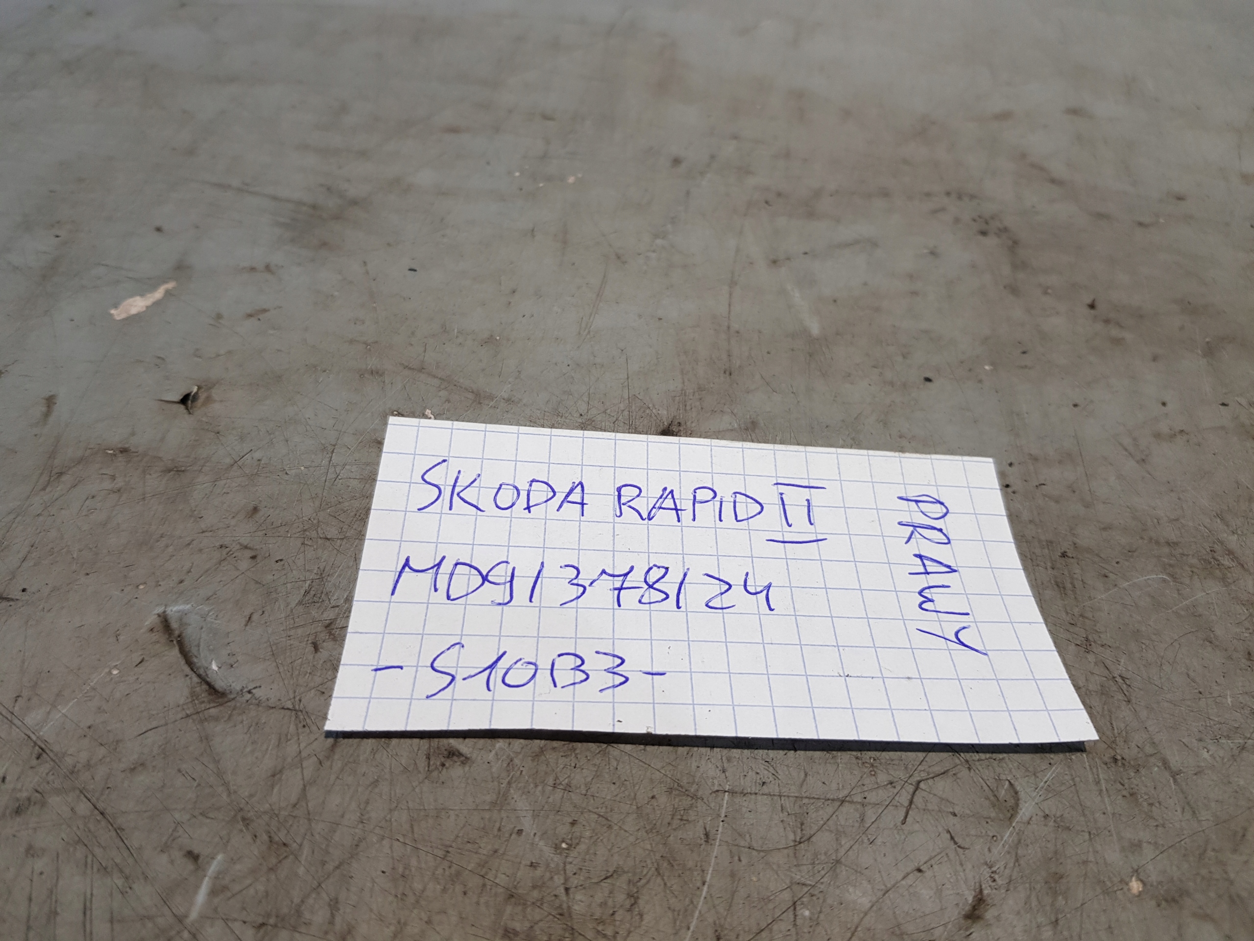 visor visor right SKODA RAPID II