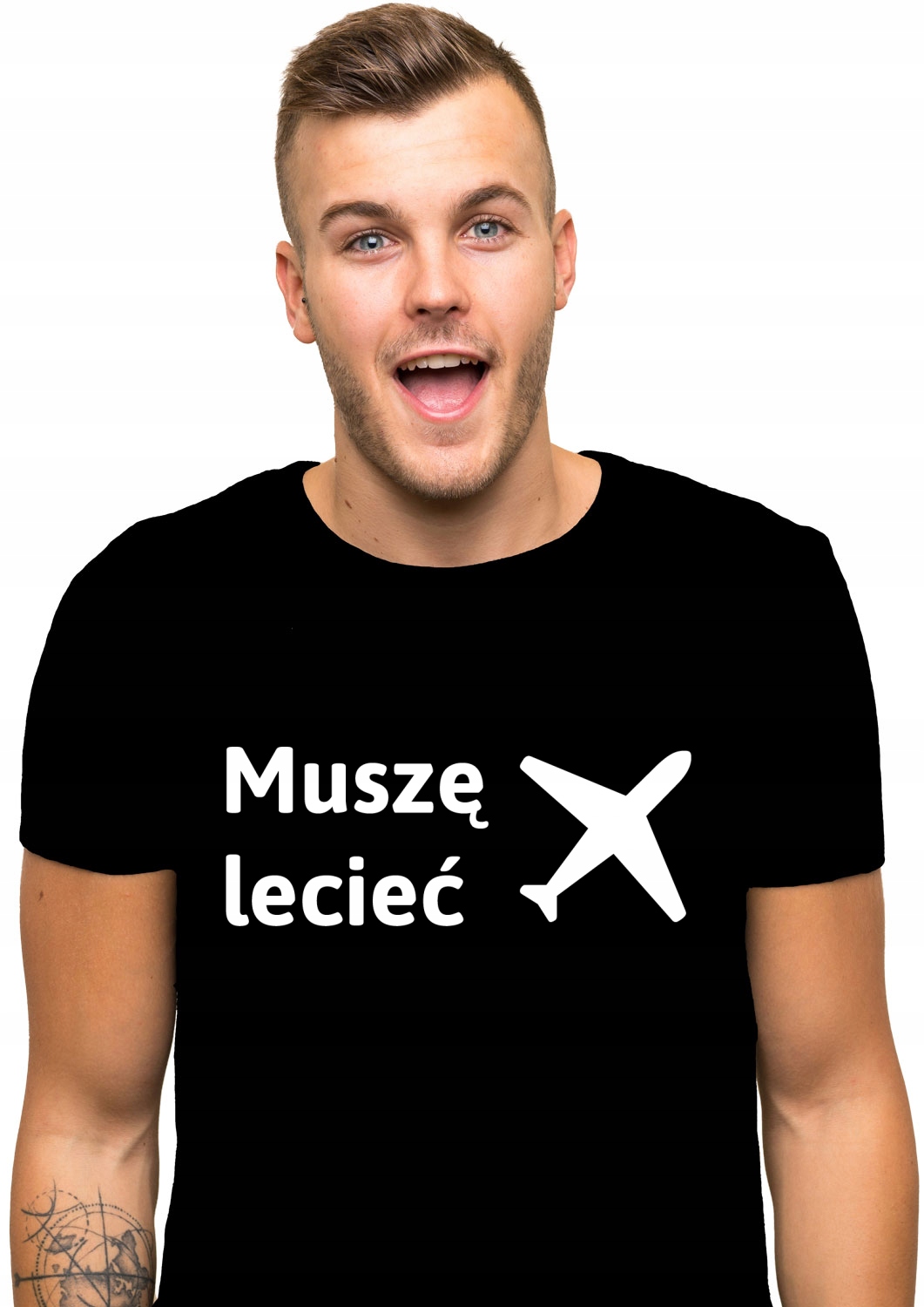 

koszulka Muszę Lecieć Samolot prezent