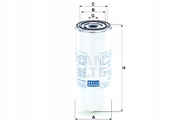 FILTR OLEJU AGRO MANN-FILTER Marka Mann-Filter
