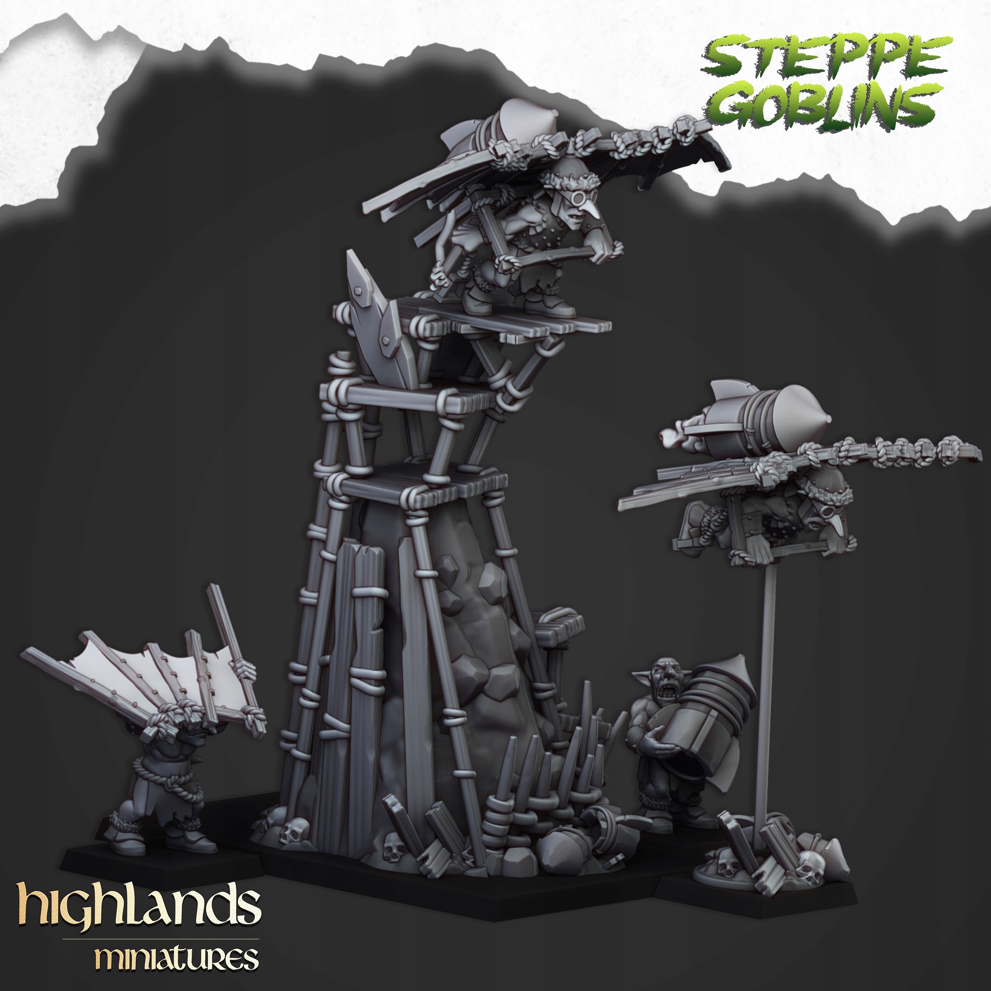 Flying Steppe Goblins Highlands Miniatures