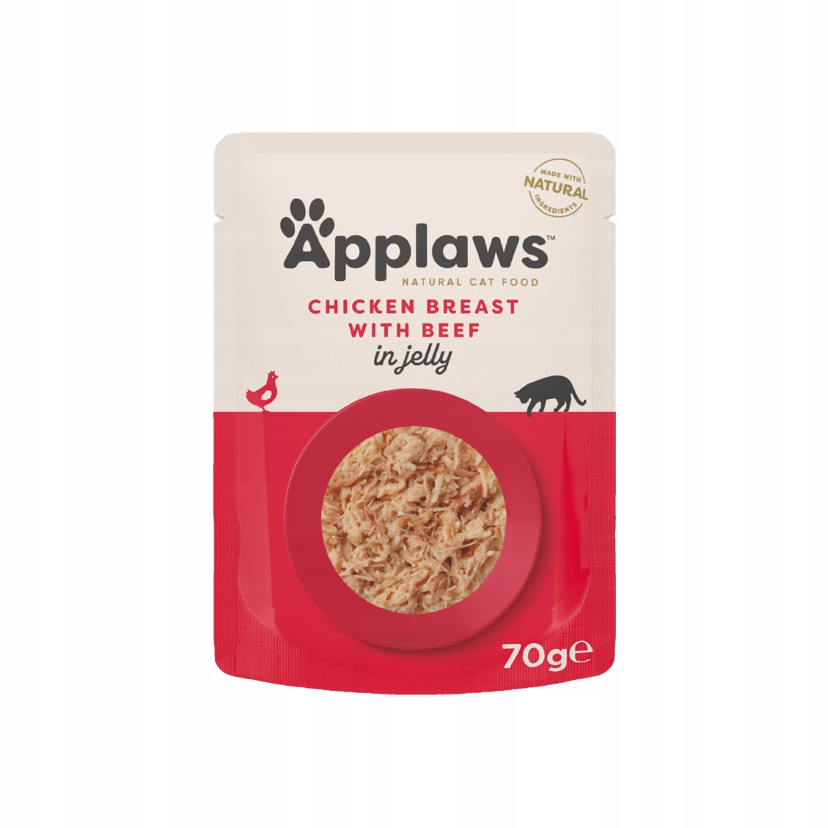 Applaws Premium mokré krmivo pro kočky adult 100% kuřecí maso 24 x 70 g