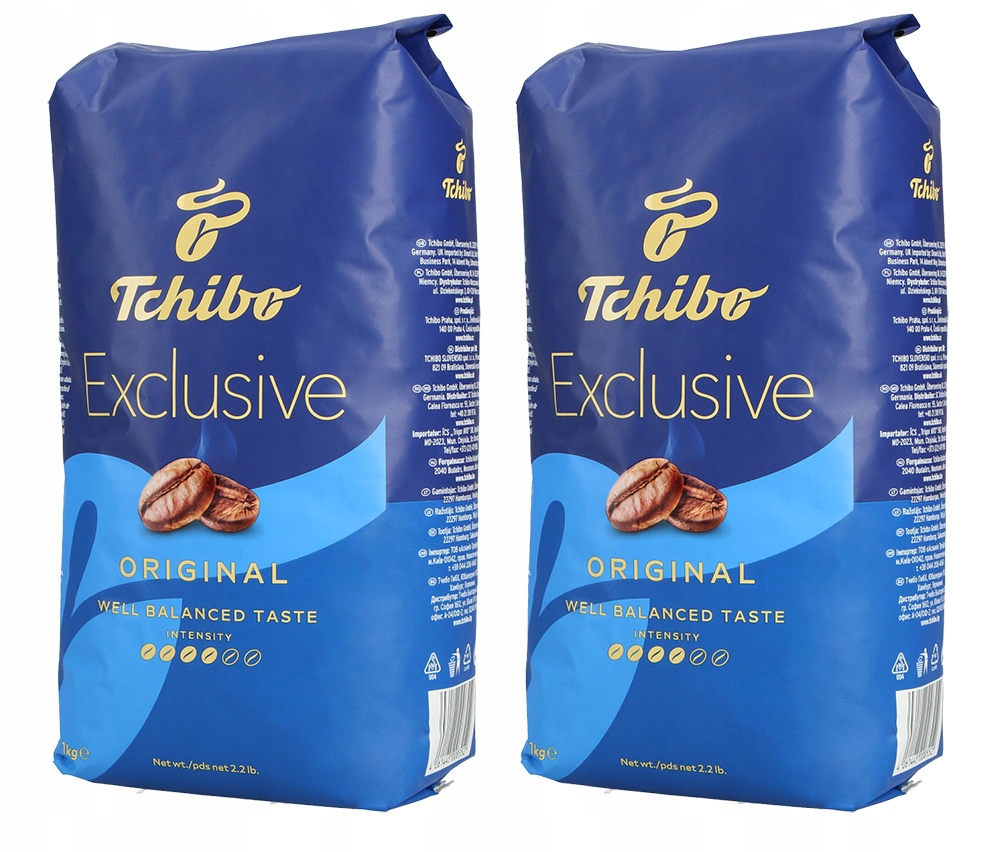 Kawa ziarnista Tchibo Exclusive 2x1kg