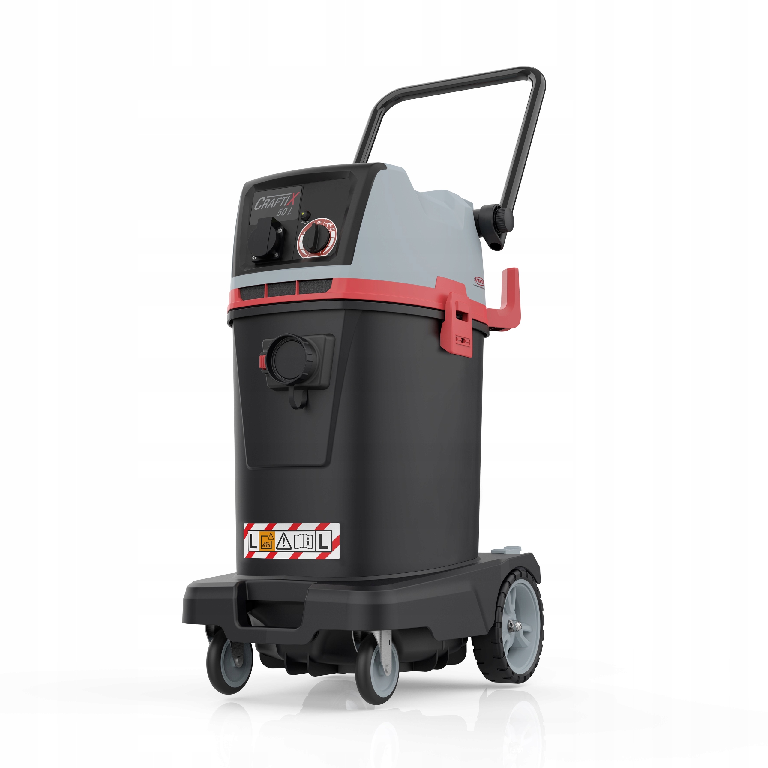Craftix 50L Bezpečný Vysavač s automatickým otřepávačem