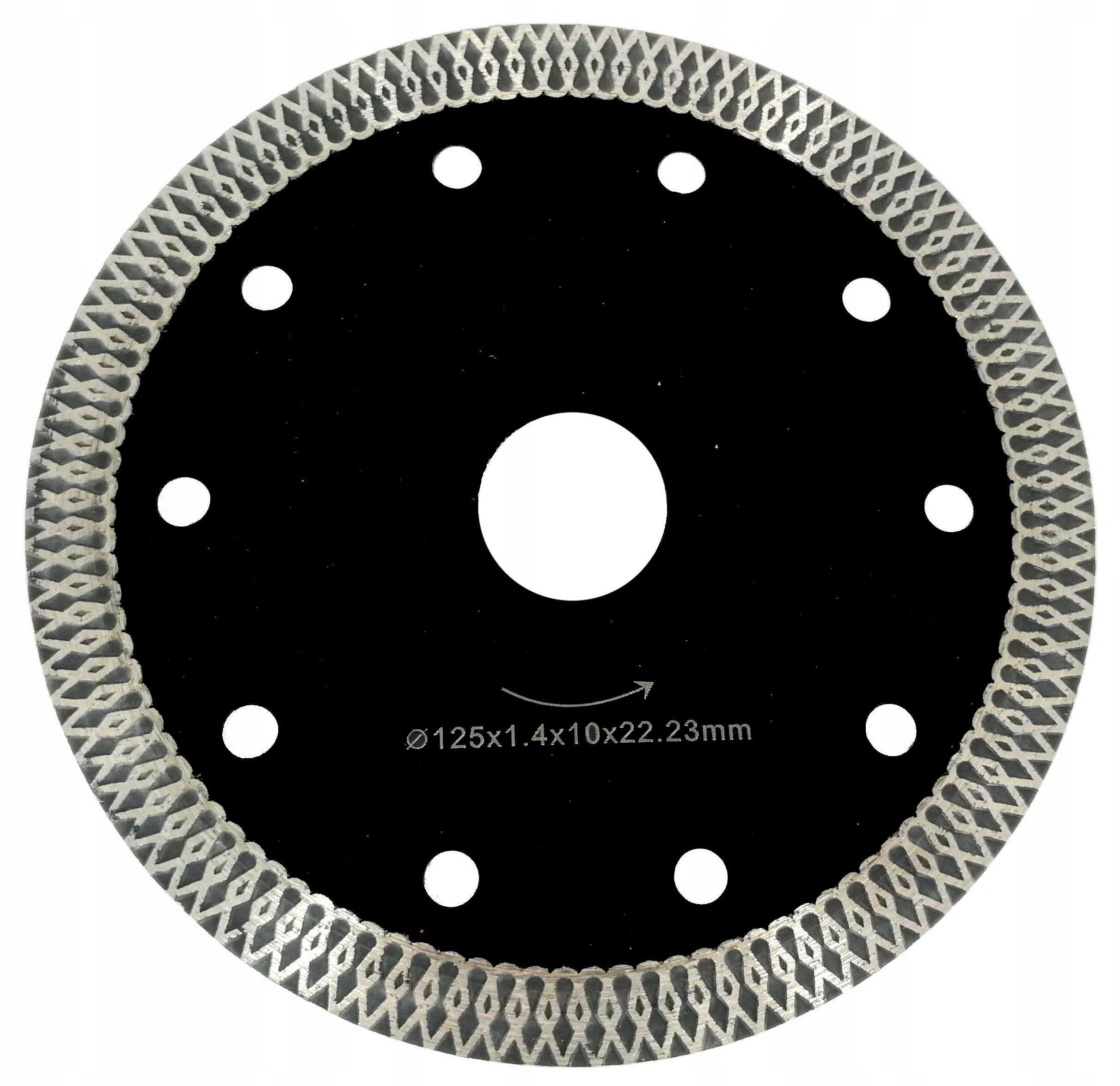

Tarcza do cięcia gresu ceramiki glazury 125mm 22,2