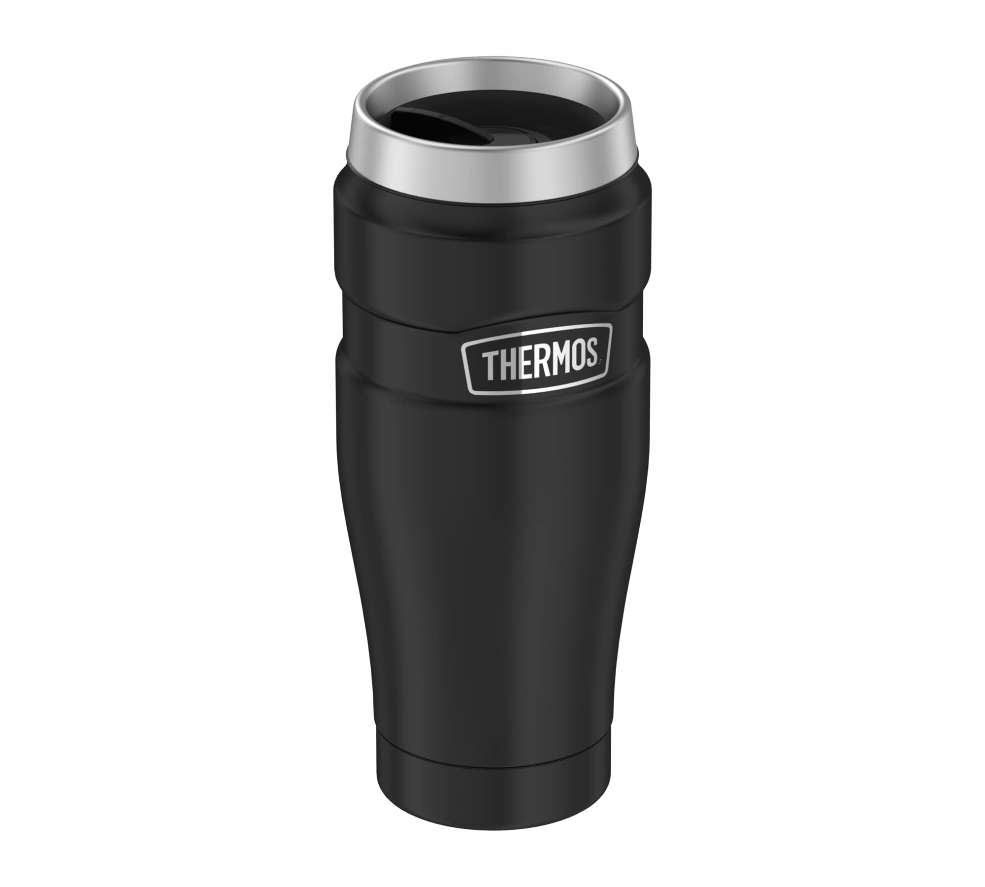 Thermos Stainless King Termohrnek Ocelový Černý 047 l Bezkapslový