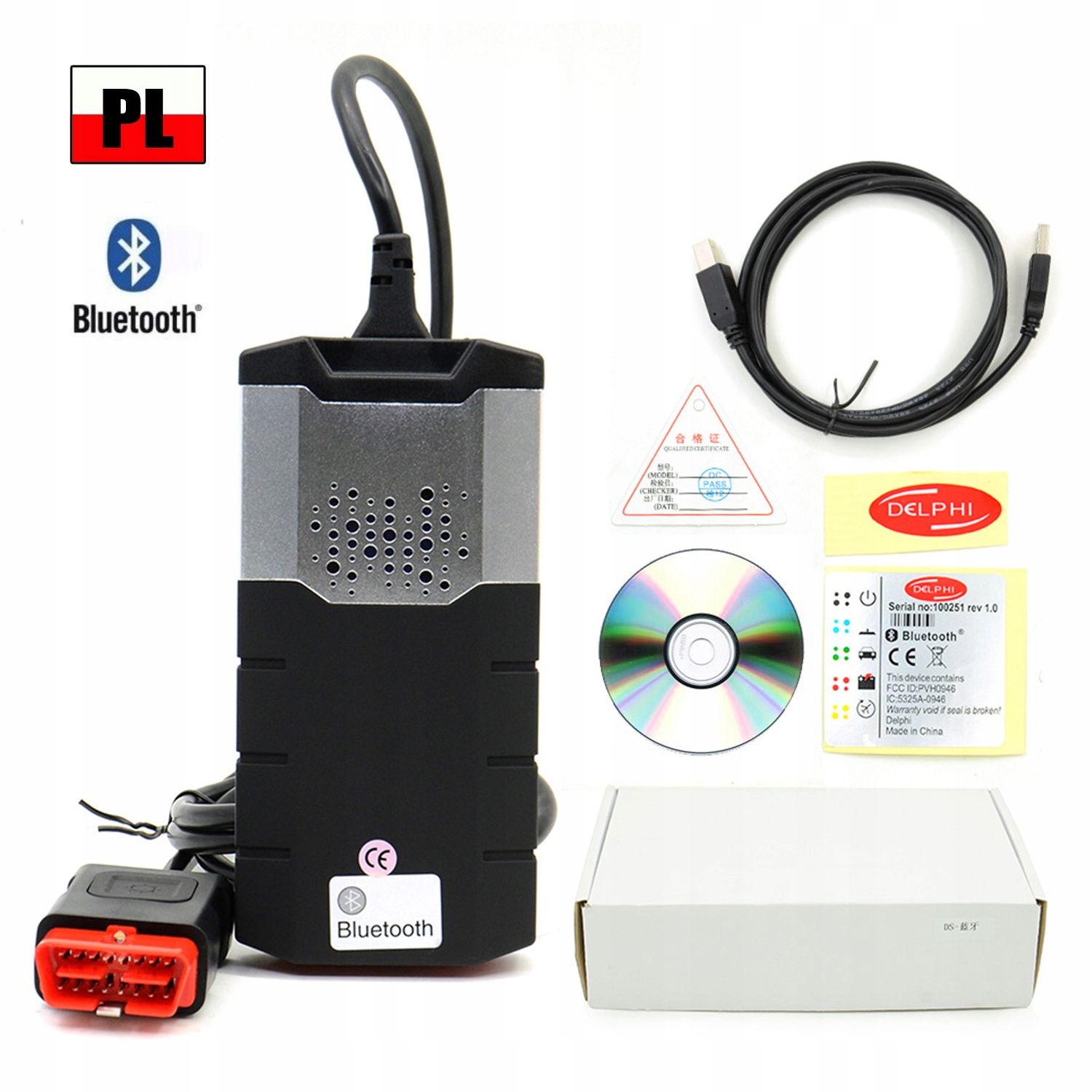 Tester diagnostyczny Delphi DS150E Producent 1Mii