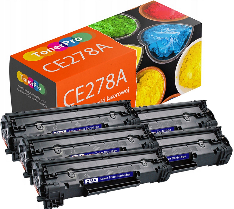 5x Nový Toner XL Pro Hp Laserjet M1536dnf M1536mfp P1606dn M1530 CE278A 78A