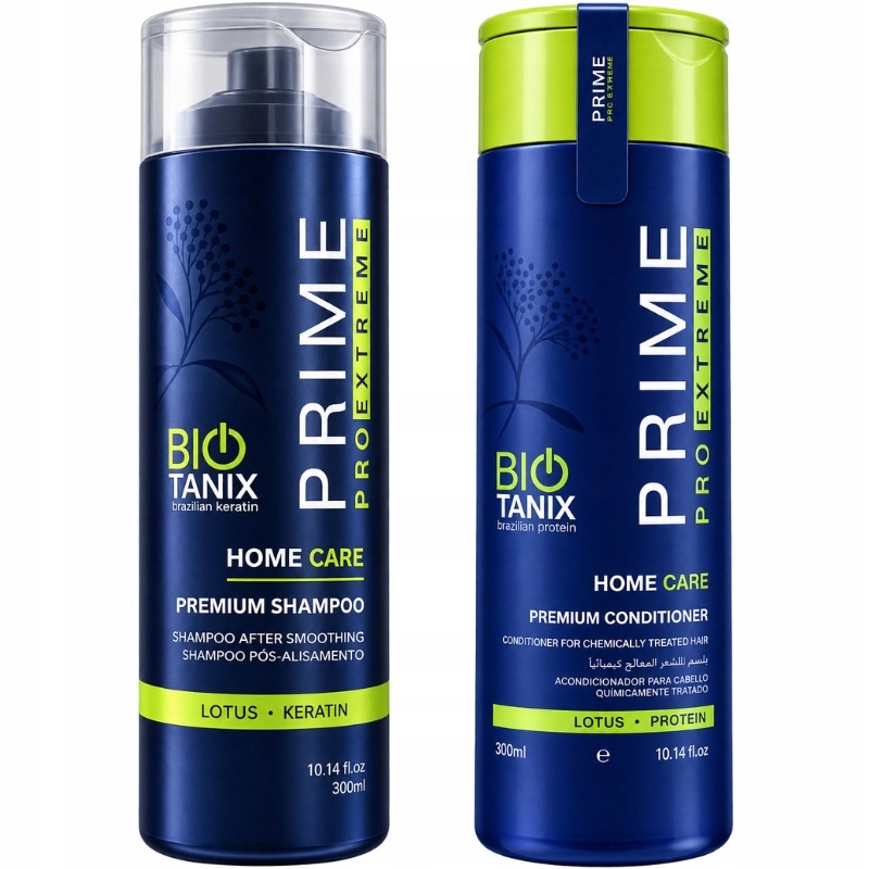 Prime Bio Tanix Szampon Odżywka Wygładzająca po nanoplastii boto 2x300ML