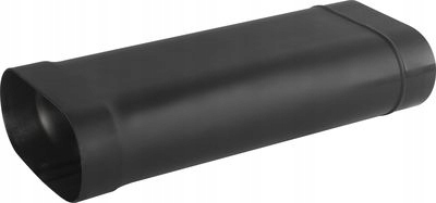 Trubka černá ovál kouřová komínová žárovka 120/240 50 cm