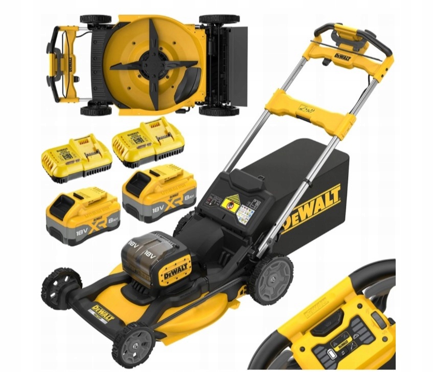 Dewalt Kosiarka DCMWSP156W2 53cm Z Napędem 53cm, 2x18V Li-Ion, 2x8,0Ah Xr