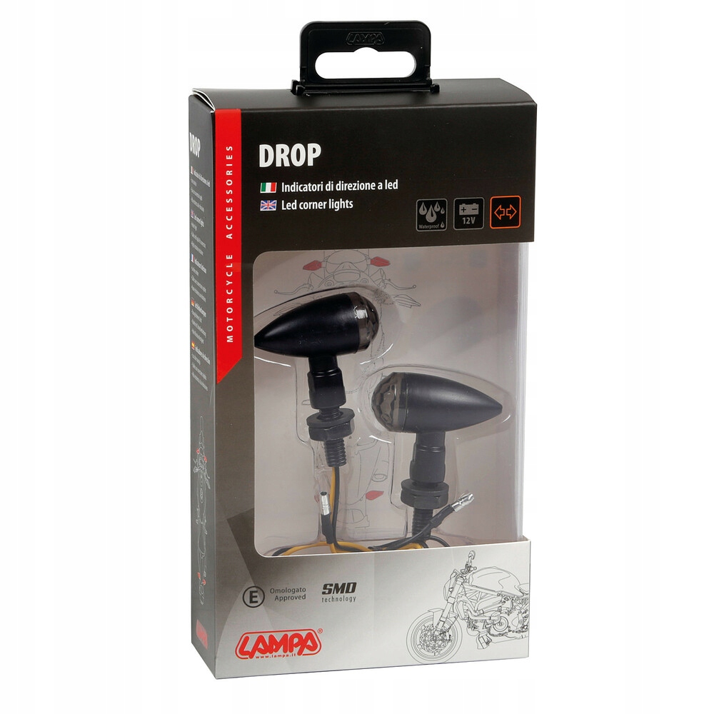 Kierunkowskazy LAMPA DROP Black Producent Lampa