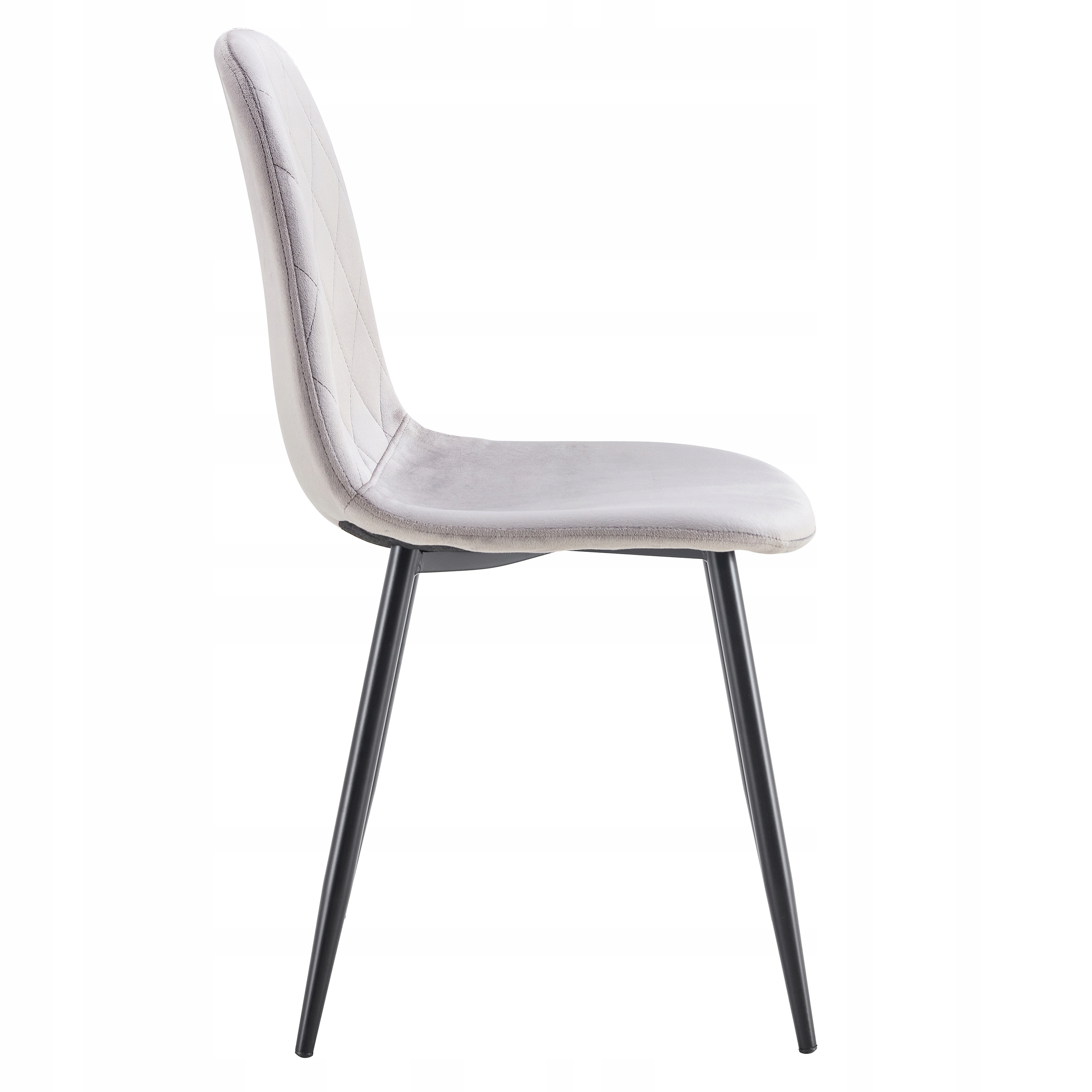 KRZESŁO TAPICEROWANE SALON JADALNIA KUCHNIA NOWOCZESNE MONICA KT103 SZARE Głębokość mebla 54 cm