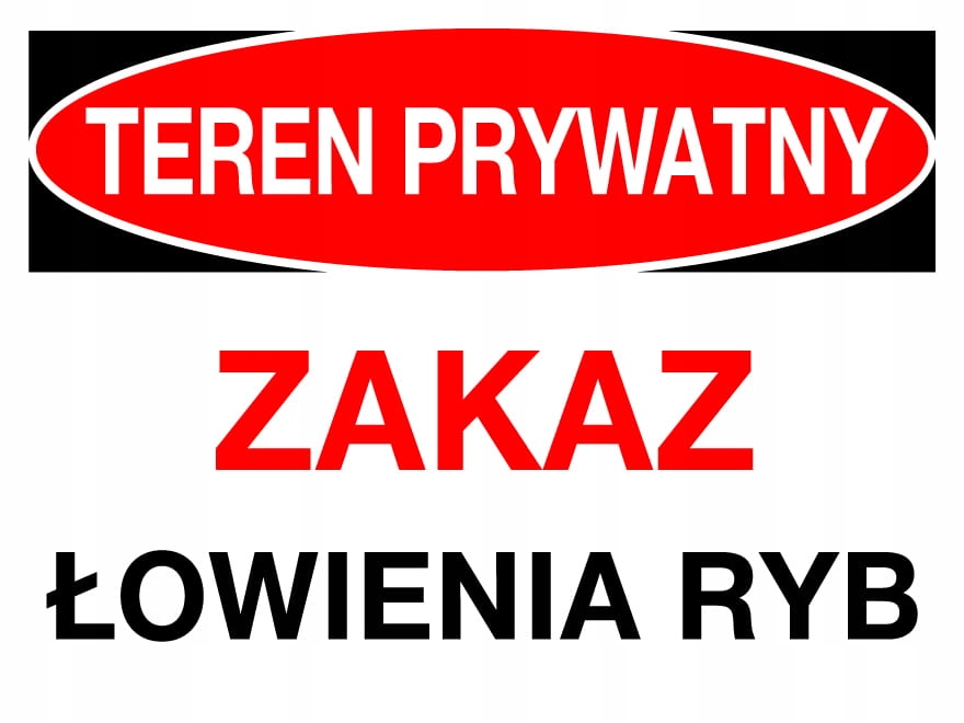 

ZI-52 Znak teren prywatny zakaz łowienia ryb