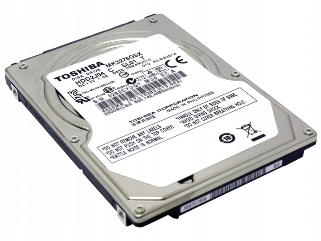 

Dysk twardy Hdd Toshiba 320GB 2,5'' Sata