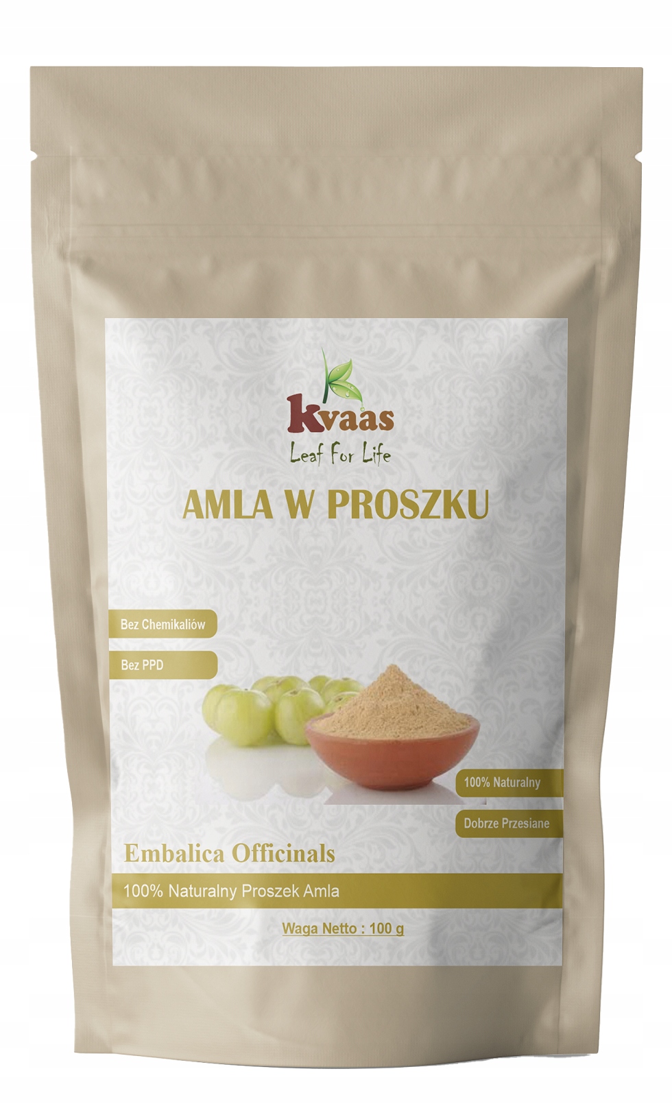 KVAAS AMLA EMBLICA OFFICINALIS 100g