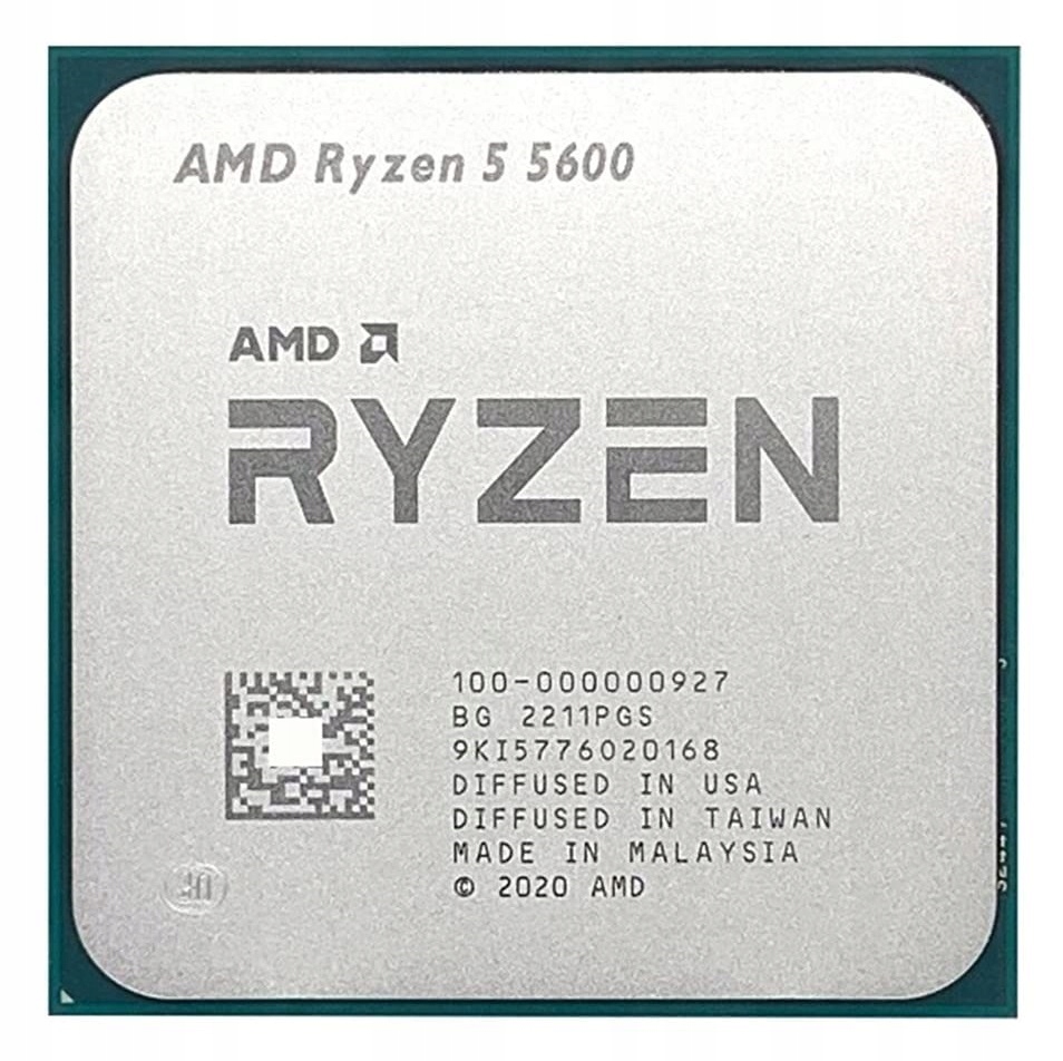 Procesor AMD 5600 Ryzen 5 TRAY 6x3.5 GHz 32 MB AM4 OEM 100-000000927