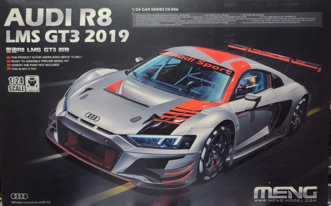 Audi R8 Lms GT3 (2019) 1:24 Meng CS006