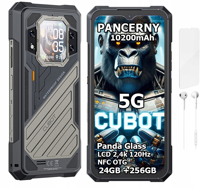 Smartfón Cubot King Kong X Pro 24/256GB Nfc Dual 5G Obrnený IP69K Military