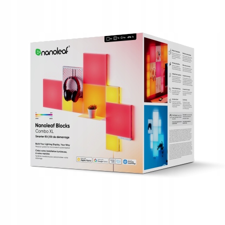 Nanoleaf Blocks Combo XL Starter Kit svetelné panely (10 kusov, 1