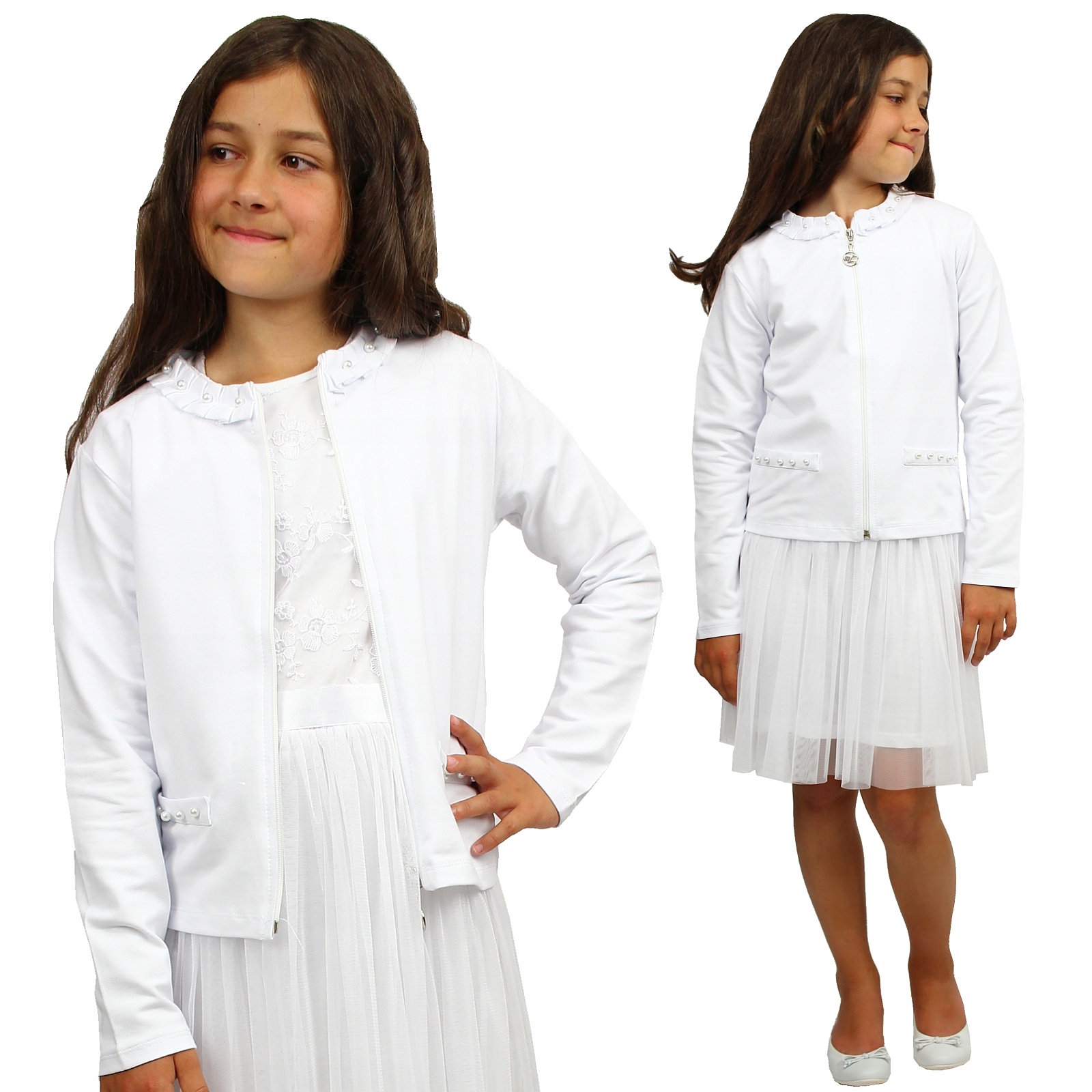 ПИДЖАК Элегантный джемпер свитер Бусы ОБЩЕНИЕ 158