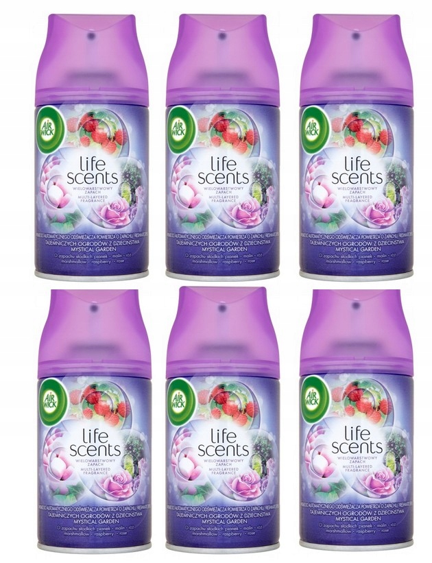 Levně Airwick Příspěvek Freshmatic Zahrady dětství 6x250