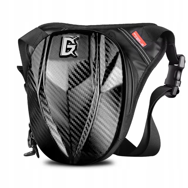 Taška na nohu ledvinka motocyklová carbon úložný prostor motocykl