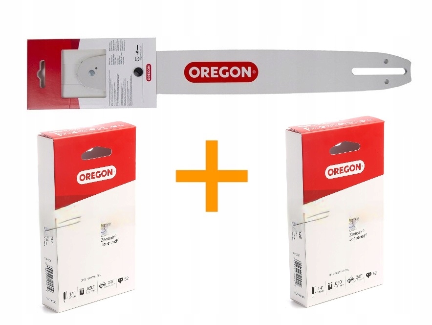 Prowadnica 2 Łańcuchy Oregon 35CM 52 Og Makita EA3500S35B DCS3520A DCS400