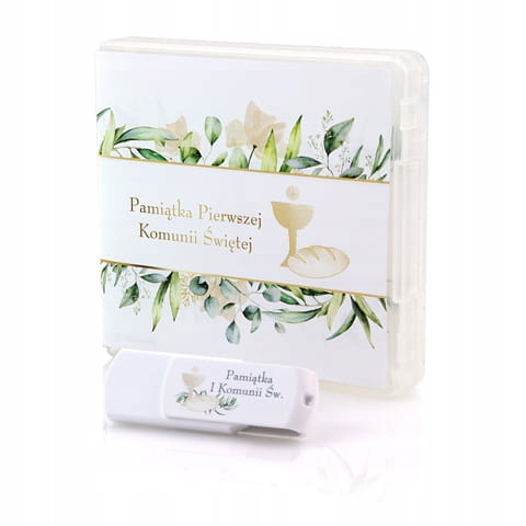 Zestaw Komunia Św. - Etui + Pendrive 256 GB USB 3.0 ZEP232