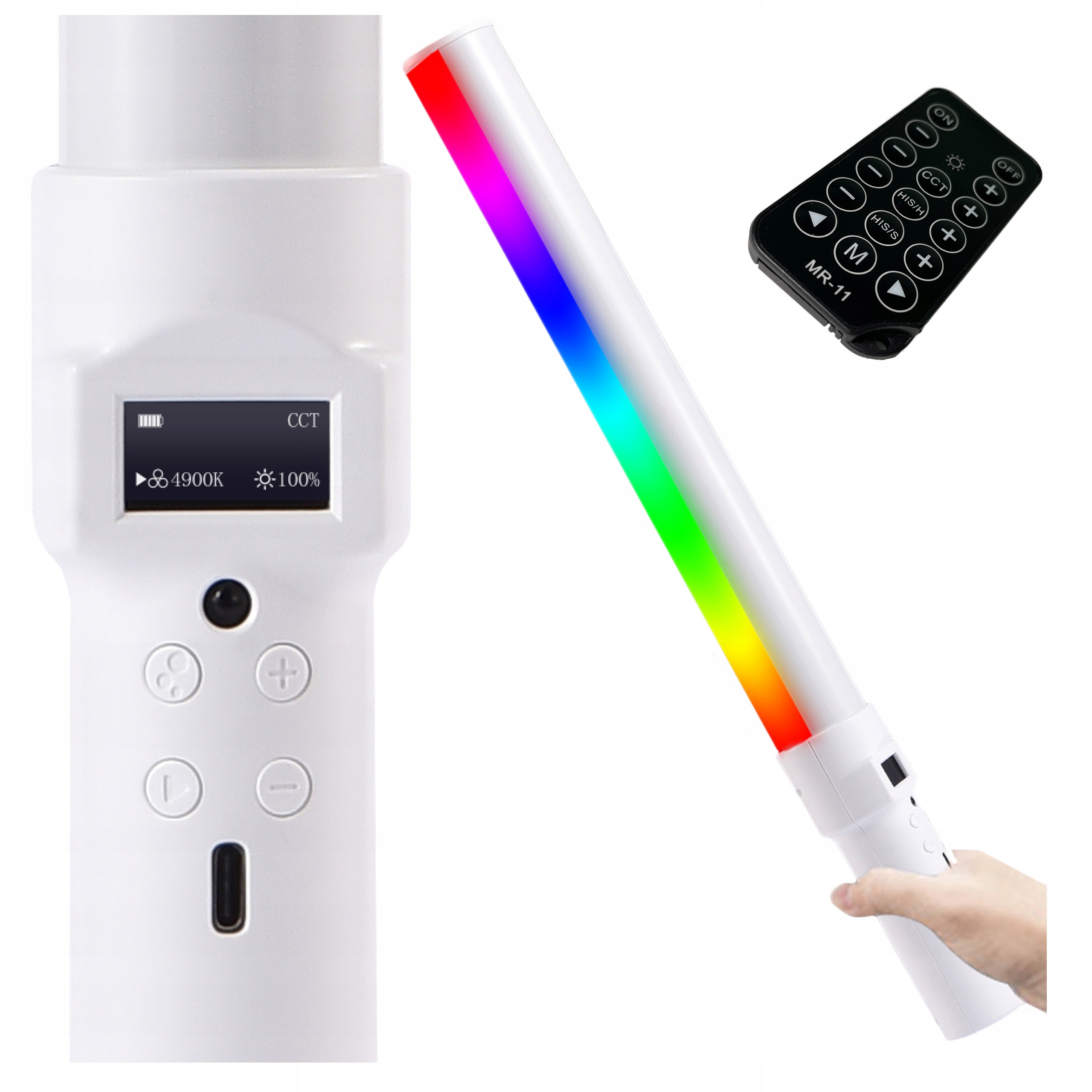 Led Rgb mečová lampa 8W Spectrum Art. Dálkové ovládání 800lm